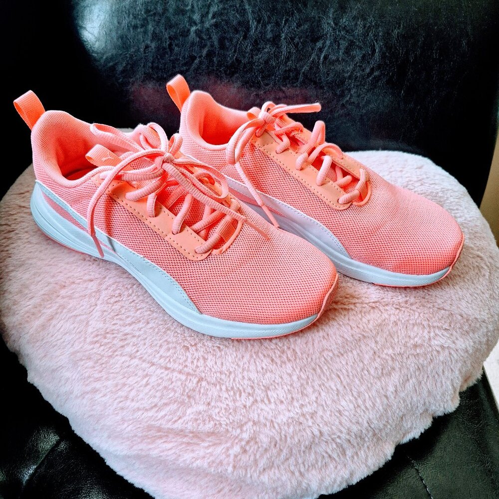Puma Big Kids Size 5 Girls Lace Up Running Shoes